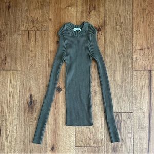 Anine Bing Cecily Top Olive